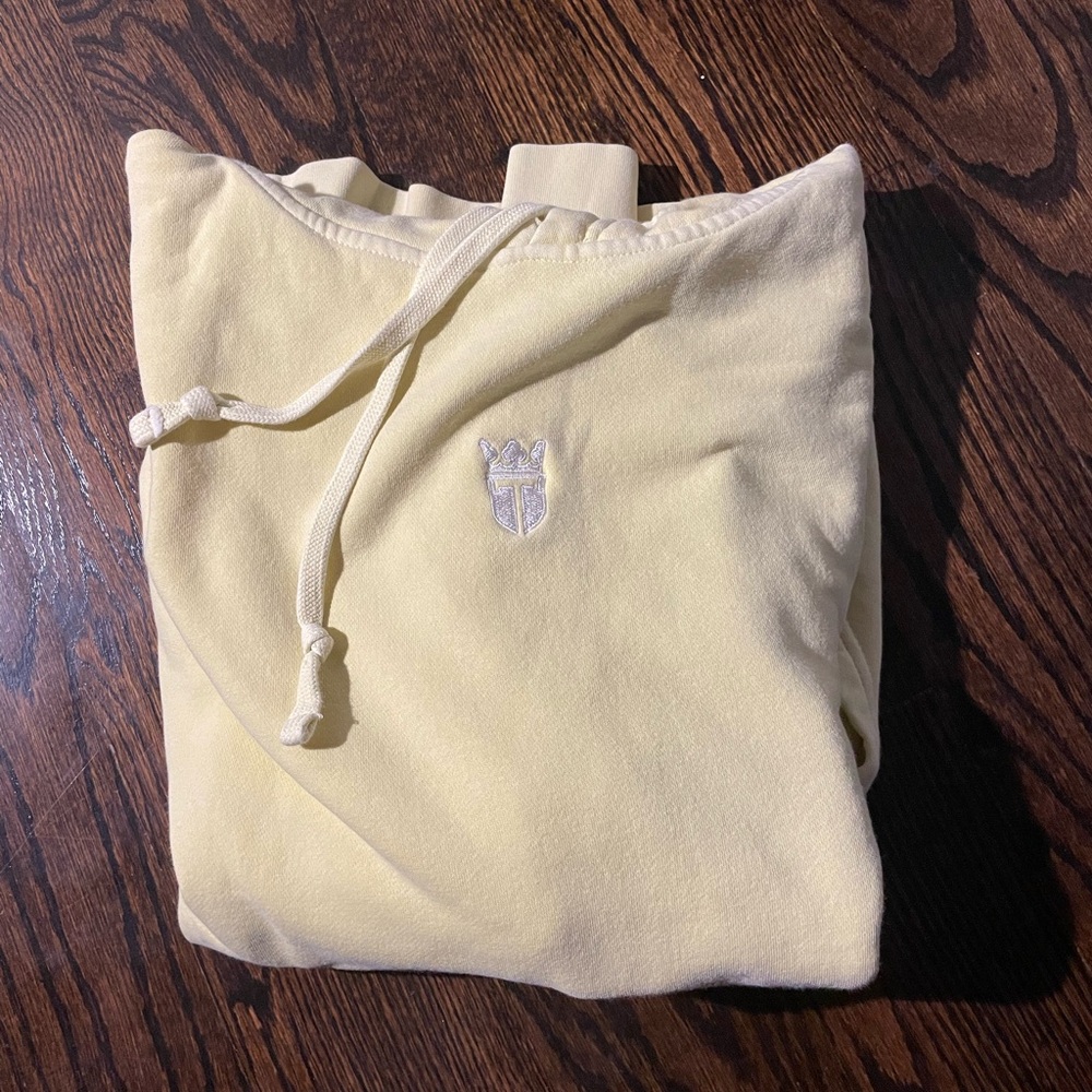Teeqo Floral Hoodie (Yellow)